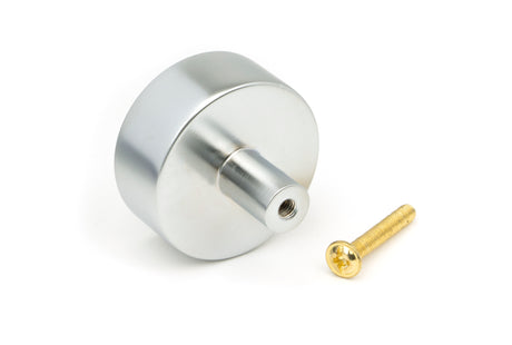 From The Anvil - Satin Chrome Kelso Cabinet Knob - 38mm (No rose) | Sku. 50356 | Trade Door Handles.