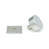 From The Anvil - Satin Chrome Kelso Cabinet Knob - 38mm (Square) | Sku. 50357 | Trade Door Handles.