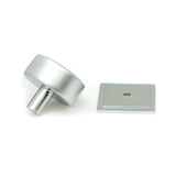 From The Anvil - Satin Chrome Kelso Cabinet Knob - 38mm (Square) | Sku. 50357 | Trade Door Handles.