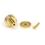 From The Anvil - Polished Brass Judd Cabinet Knob - 25mm (Plain) | Sku. 50361 | Trade Door Handles.