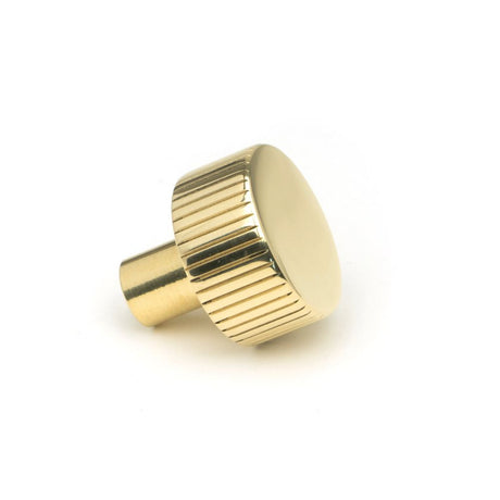From The Anvil - Polished Brass Judd Cabinet Knob - 25mm (No Rose) | Sku. 50362 | Trade Door Handles.
