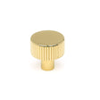 From The Anvil - Polished Brass Judd Cabinet Knob - 25mm (No Rose) | Sku. 50362 | Trade Door Handles.