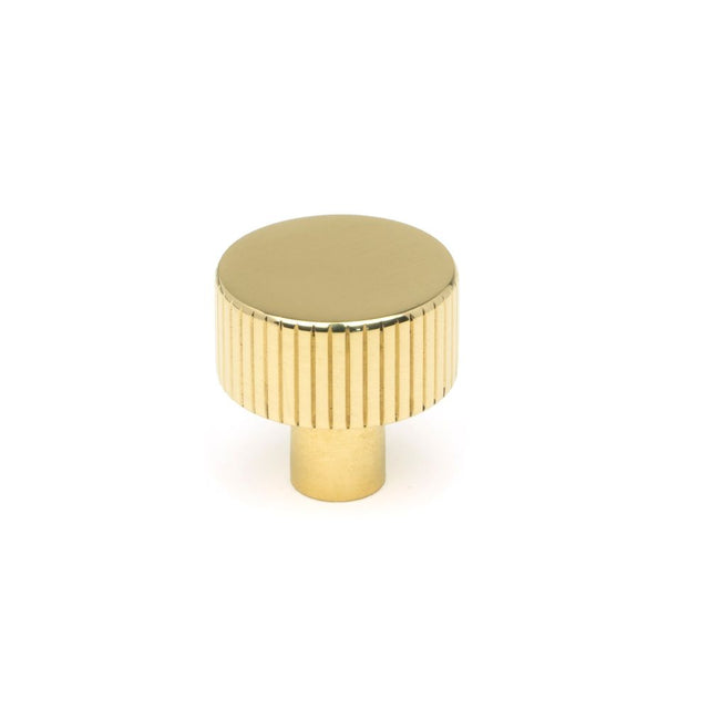 From The Anvil - Polished Brass Judd Cabinet Knob - 25mm (No Rose) | Sku. 50362 | Trade Door Handles.