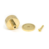 From The Anvil - Polished Brass Judd Cabinet Knob - 32mm (Plain) | Sku. 50364 | Trade Door Handles.