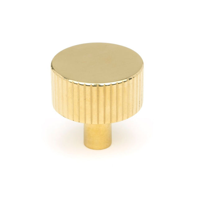 From The Anvil - Polished Brass Judd Cabinet Knob - 32mm (No Rose) | Sku. 50365 | Trade Door Handles.