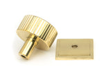 From The Anvil - Polished Brass Judd Cabinet Knob - 32mm (Square) | Sku. 50366 | Trade Door Handles.