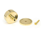 From The Anvil - Polished Brass Judd Cabinet Knob - 38mm (Plain) | Sku. 50367 | Trade Door Handles.