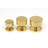 From The Anvil - Polished Brass Judd Cabinet Knob - 38mm (Plain) | Sku. 50367 | Trade Door Handles.