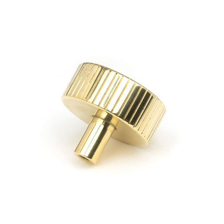 From The Anvil - Polished Brass Judd Cabinet Knob - 38mm (No Rose) | Sku. 50368 | Trade Door Handles.