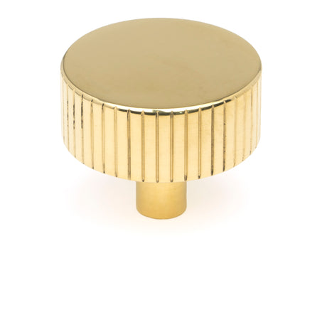 From The Anvil - Polished Brass Judd Cabinet Knob - 38mm (No Rose) | Sku. 50368 | Trade Door Handles.