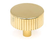 From The Anvil - Polished Brass Judd Cabinet Knob - 38mm (No Rose) | Sku. 50368 | Trade Door Handles.