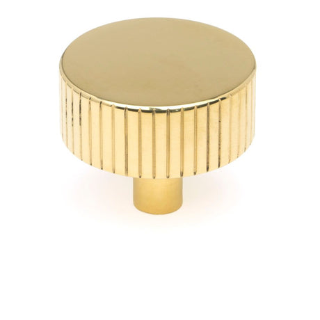 From The Anvil - Polished Brass Judd Cabinet Knob - 38mm (No Rose) | Sku. 50368 | Trade Door Handles.