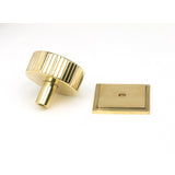 From The Anvil - Polished Brass Judd Cabinet Knob - 38mm (Square) | Sku. 50369 | Trade Door Handles.