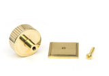 From The Anvil - Polished Brass Judd Cabinet Knob - 38mm (Square) | Sku. 50369 | Trade Door Handles.