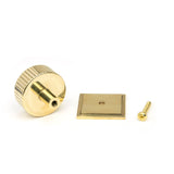 From The Anvil - Polished Brass Judd Cabinet Knob - 38mm (Square) | Sku. 50369 | Trade Door Handles.