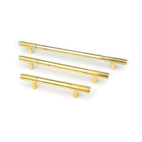 From The Anvil - Polished Brass Judd Pull Handle - Small | Sku. 50370 | Trade Door Handles.