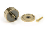 From The Anvil - Aged Brass Kelso Cabinet Knob - 38mm (Plain) | Sku. 50373 | Trade Door Handles.