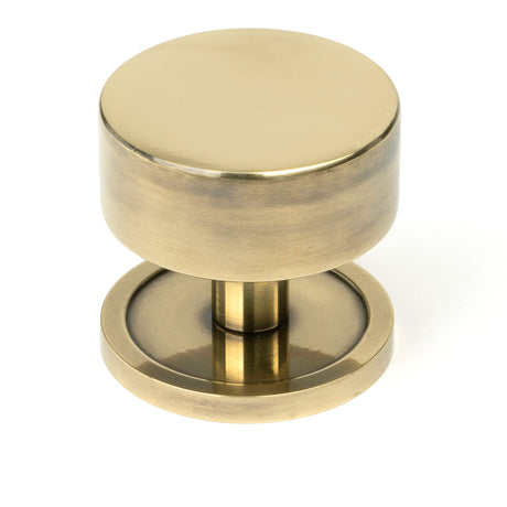 From The Anvil - Aged Brass Kelso Cabinet Knob - 38mm (Plain) | Sku. 50373 | Trade Door Handles.