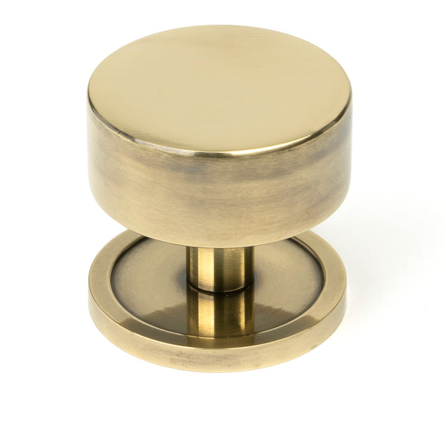 From The Anvil - Aged Brass Kelso Cabinet Knob - 38mm (Plain) | Sku. 50373 | Trade Door Handles.
