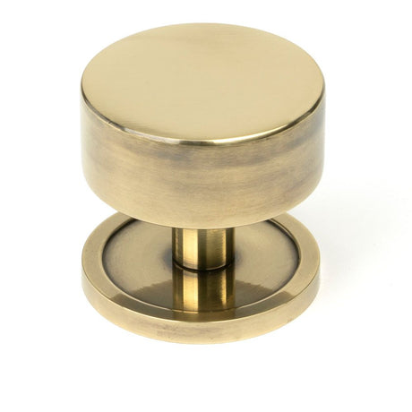 From The Anvil - Aged Brass Kelso Cabinet Knob - 38mm (Plain) | Sku. 50373 | Trade Door Handles.