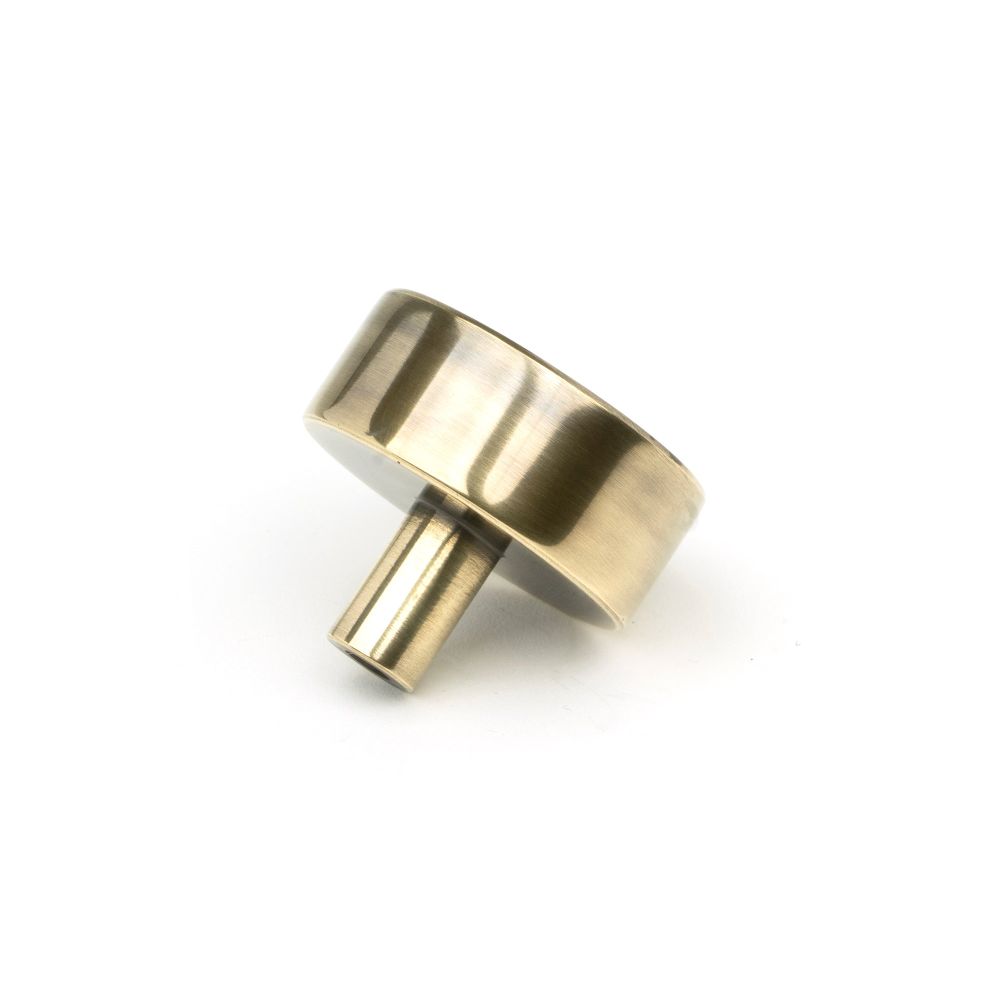 From The Anvil - Aged Brass Kelso Cabinet Knob - 38mm (No rose) | Sku. 50374 | Trade Door Handles.