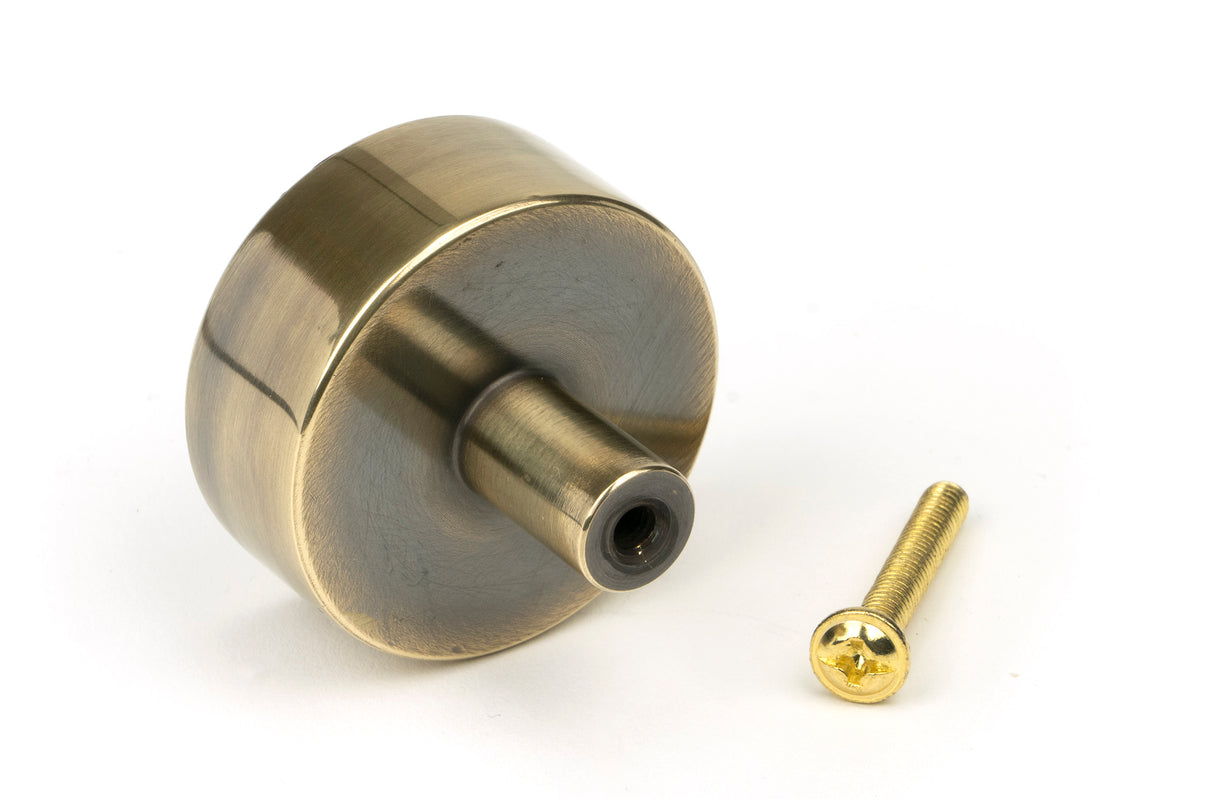 From The Anvil - Aged Brass Kelso Cabinet Knob - 38mm (No rose) | Sku. 50374 | Trade Door Handles.