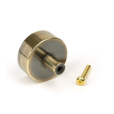 From The Anvil - Aged Brass Kelso Cabinet Knob - 38mm (No rose) | Sku. 50374 | Trade Door Handles.