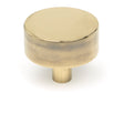 From The Anvil - Aged Brass Kelso Cabinet Knob - 38mm (No rose) | Sku. 50374 | Trade Door Handles.