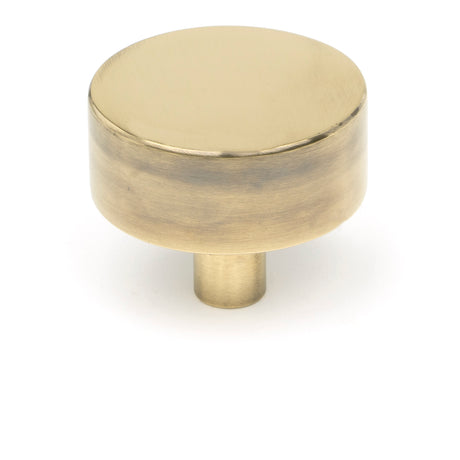 From The Anvil - Aged Brass Kelso Cabinet Knob - 38mm (No rose) | Sku. 50374 | Trade Door Handles.