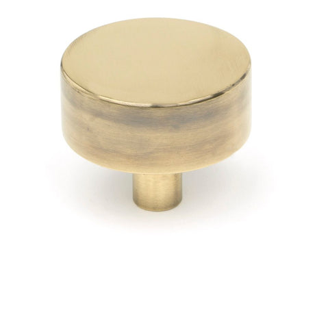 From The Anvil - Aged Brass Kelso Cabinet Knob - 38mm (No rose) | Sku. 50374 | Trade Door Handles.
