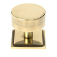 From The Anvil - Aged Brass Kelso Cabinet Knob - 38mm (Square) | Sku. 50375 | Trade Door Handles.