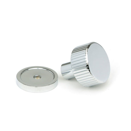 From The Anvil - Polished Chrome Judd Cabinet Knob - 25mm (Plain) | Sku. 50376 | Trade Door Handles.