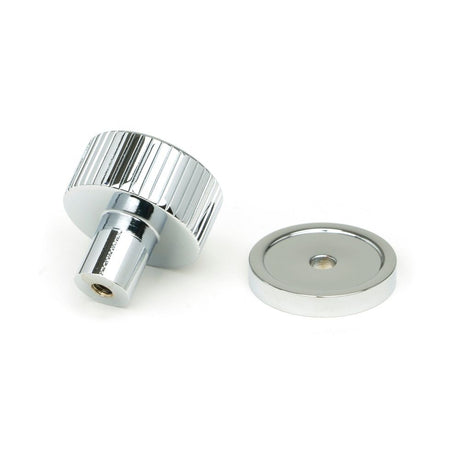 From The Anvil - Polished Chrome Judd Cabinet Knob - 25mm (Plain) | Sku. 50376 | Trade Door Handles.