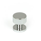 From The Anvil - Polished Chrome Judd Cabinet Knob - 25mm (Plain) | Sku. 50376 | Trade Door Handles.