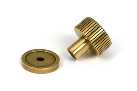 From The Anvil - Aged Brass Judd Cabinet Knob - 25mm (Plain) | Sku. 50377 | Trade Door Handles.