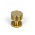 From The Anvil - Aged Brass Judd Cabinet Knob - 25mm (Plain) | Sku. 50377 | Trade Door Handles.