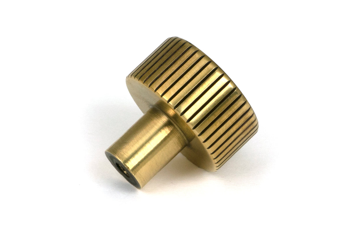 From The Anvil - Aged Brass Judd Cabinet Knob - 25mm (No rose) | Sku. 50378 | Trade Door Handles.