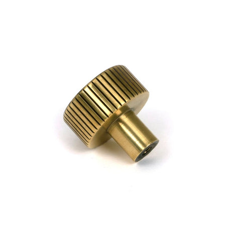From The Anvil - Aged Brass Judd Cabinet Knob - 25mm (No rose) | Sku. 50378 | Trade Door Handles.