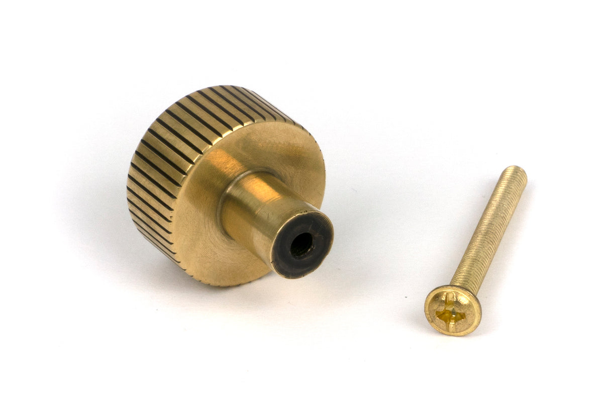 From The Anvil - Aged Brass Judd Cabinet Knob - 25mm (No rose) | Sku. 50378 | Trade Door Handles.