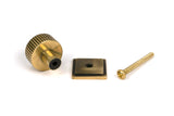From The Anvil - Aged Brass Judd Cabinet Knob - 25mm (Square) | Sku. 50379 | Trade Door Handles.