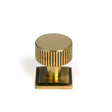 From The Anvil - Aged Brass Judd Cabinet Knob - 25mm (Square) | Sku. 50379 | Trade Door Handles.