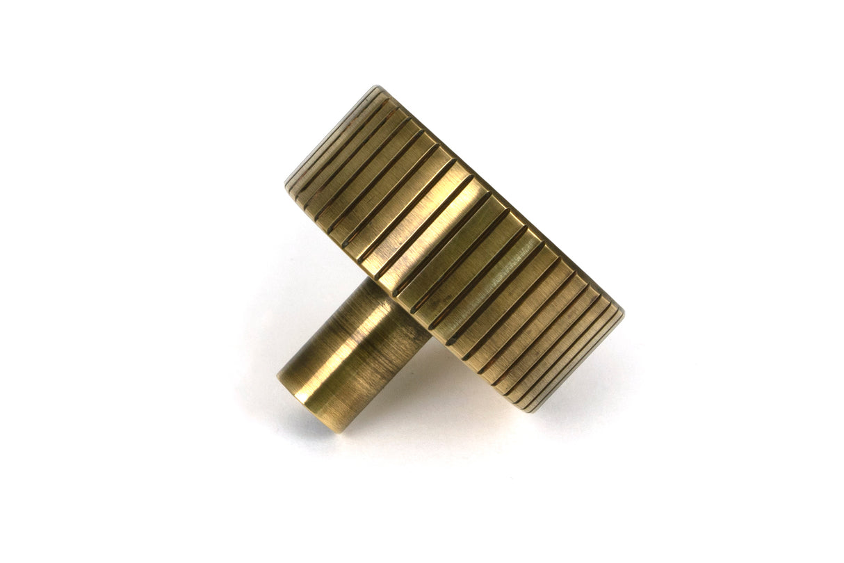 From The Anvil - Aged Brass Judd Cabinet Knob - 32mm (No rose) | Sku. 50381 | Trade Door Handles.