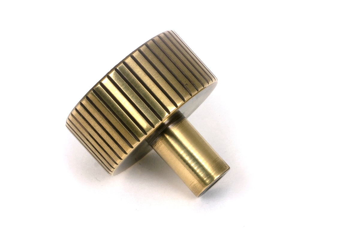From The Anvil - Aged Brass Judd Cabinet Knob - 32mm (No rose) | Sku. 50381 | Trade Door Handles.