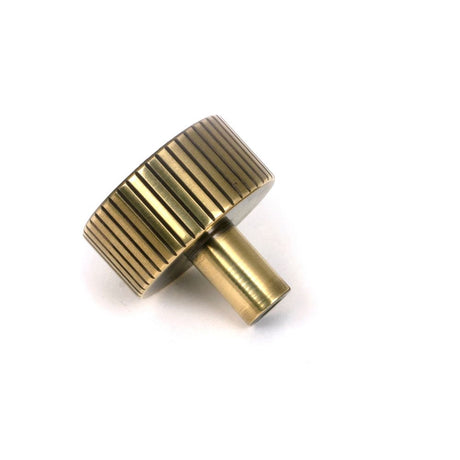 From The Anvil - Aged Brass Judd Cabinet Knob - 32mm (No rose) | Sku. 50381 | Trade Door Handles.