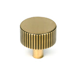 From The Anvil - Aged Brass Judd Cabinet Knob - 32mm (No rose) | Sku. 50381 | Trade Door Handles.