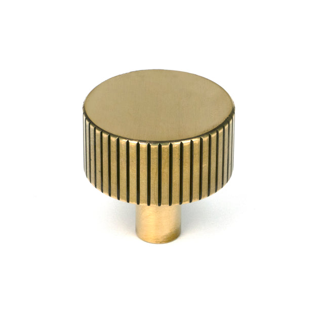 From The Anvil - Aged Brass Judd Cabinet Knob - 32mm (No rose) | Sku. 50381 | Trade Door Handles.