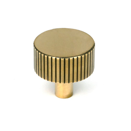 From The Anvil - Aged Brass Judd Cabinet Knob - 32mm (No rose) | Sku. 50381 | Trade Door Handles.