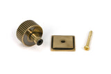 From The Anvil - Aged Brass Judd Cabinet Knob - 32mm (Square) | Sku. 50382 | Trade Door Handles.