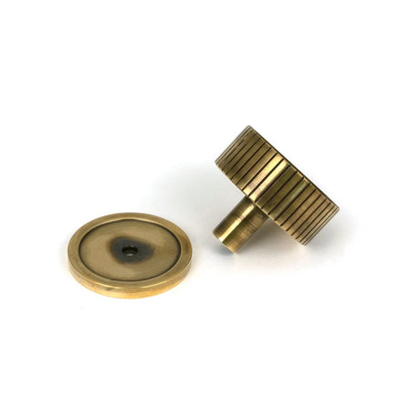 From The Anvil - Aged Brass Judd Cabinet Knob - 38mm (Plain) | Sku. 50383 | Trade Door Handles.
