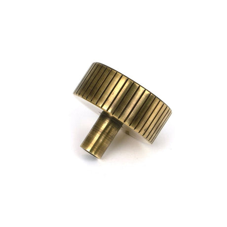 From The Anvil - Aged Brass Judd Cabinet Knob - 38mm (No rose) | Sku. 50384 | Trade Door Handles.